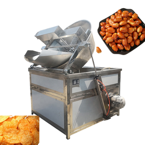50kg/temps industriel électrique <span class=keywords><strong>gaz</strong></span> rond Pot Rectangle Pot Snack lot <span class=keywords><strong>friteuse</strong></span> croustilles friture Machine <span class=keywords><strong>friteuse</strong></span> par lots - Product Image 2