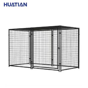 Cages de revêtement de poudre libres et résistantes UV de Pb pour la protection résistante en métal de cages de chariot d'animal familier écologique - Product Image 2