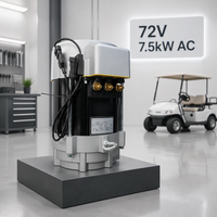 Moteur électrique triphasé AQHT7.5-4004C 7,5 kW 72 V pour voiturettes de golf Lvtong