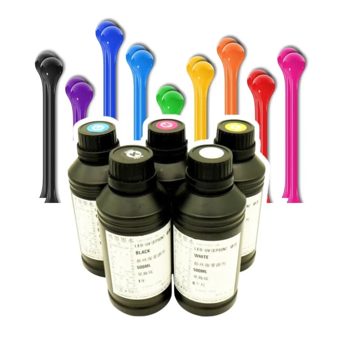 UV05 UV INK Neutral Ink UV Curable Ink acrylic boards vinyl glass wood cup phone cover UV printer digital printing