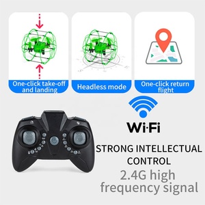 Aijh 2.4GHz Mini <span class=keywords><strong>Drone</strong></span> bay bóng máy bay trực thăng <span class=keywords><strong>RC</strong></span> <span class=keywords><strong>Quadcopter</strong></span> 3D lật Con lăn không đầu 4CH <span class=keywords><strong>RC</strong></span> bay không người lái - Product Image 4