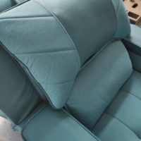 Canapé de pédicure moderne et luxueux, réglable, confortable, en cuir synthétique et tissu, fauteuil inclinable pour spa, chaise de pédicure pour usage hôtelier