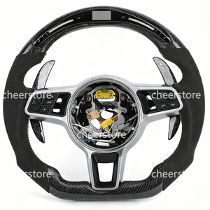 Panamera 2011-2014 Cayenne 2010-2016 911 pantalla Led Rpm volante de fibra de carbono Alcantara calentado para <span class=keywords><strong>Porsche</strong></span> - Product Image 3