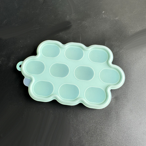 Molde de silicona para helados de bebé, fabricante de alimentos para bebés, alimentador de frutas para bebés, bandeja mordedor, bandeja congeladora para dentición con leche materna - Product Image 2
