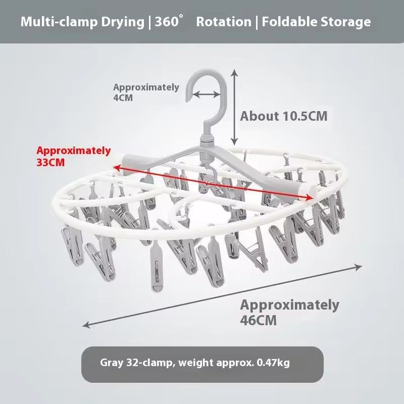 32 clip grey