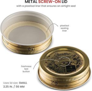 <span class=keywords><strong>Bormioli</strong></span> <span class=keywords><strong>Rocco</strong></span> Quattro Stagioni botella de leche de vidrio moderna tarros de miel al por mayor en Stock para fiesta de cocina y almacenamiento de alimentos sellado - Product Image 6