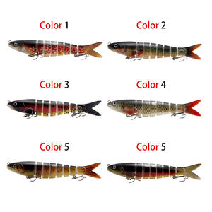 <span class=keywords><strong>Leurre</strong></span> pour poissons minnow 13,5 cm/19,5 g, multi-segments, huit sections, leurres durs pour poissons, leurres articulés pour la pêche en mer, leurres d'eau douce - Product Image 5