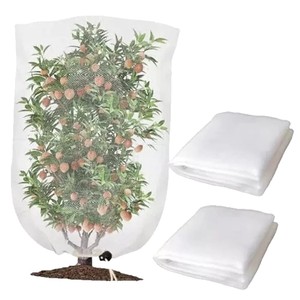 White Insect Proof <b>Netting</b> Cover Dome Shape 40x40x60cm Plant Protective Breathable <b>Mesh</b> For Tomato Cucumber Rose Garden - Product Image 3