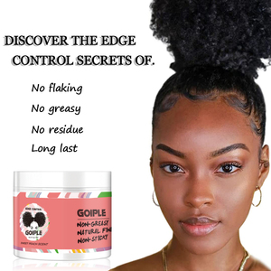 Изготовленным на заказ логосом 150G персиковый запах край Крем гель для 4C волосы от частной марки длительную фиксацию противозавывающая светящийся воск для укладки волос контрольные края - Product Image 2