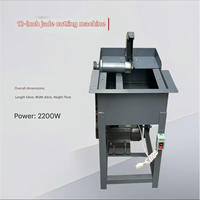 Machine à découper automatique de dalles de pierres précieuses et de pierres semi-précieuses de 12 pouces avec moteur, équipement lapidaire, puissance 1,5 kW, 220 V, garantie 1 an