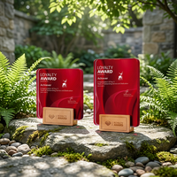 Pujiang Bestseller Maßgefertigte UV-Bedruckte K9-Material Kristallglas-Trophäen Lasergravierte Holz-Kristall-Trophäen