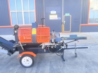 Procesador de Leña Profesional para Mercado N/A y UE, Divisor de Leña de Gas de Alta Resistencia con Motor de 15HP y Engranajes, Económico para Partir Leña, 1 Año de Garantía