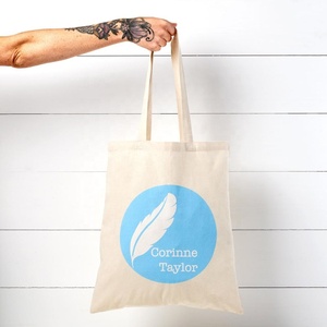 Bolsa de lona personalizada de alta calidad con descuento, bolsa de compras promocional, fabricante - Product Image 3
