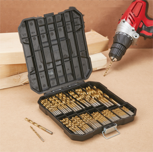 2025 ensemble de boîtes en bois et en plastique en métal mixte 1-10mm forets en acier à grande vitesse revêtus de titane OEM ODM - Product Image 2