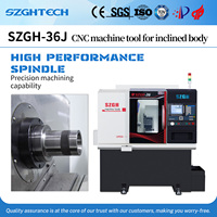 Machine à Tour CNC Mini en Métal de Haute Précision de Type Suisse SZGH pour Implant Dentaire