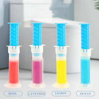 Nettoyant désodorisant parfum de toilette salle de bain efficace Gel de fleur détergent Gel nettoyant pour toilette