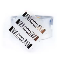 УФ-метка RFID 860-960 МГц, прозрачная, самоклеящаяся, для управления запасами, складом и книгами