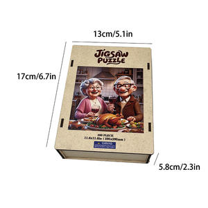 Cadeau de Souvenir Romantique pour Personnes Agées, Puzzle en Bois de 300 Pièces pour Couple Senior, Jouet Éducatif Écologique, Thérapie <span class=keywords><strong>Cognitive</strong></span> - Product Image 5