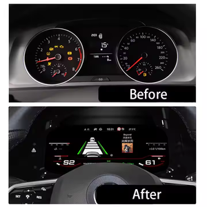 YLC mise à niveau du nouveau tableau de bord Linux LCD compteur de vitesse numérique pour <span class=keywords><strong>Volkswagen</strong></span> VW Jetta 2010-2018 - Product Image 6