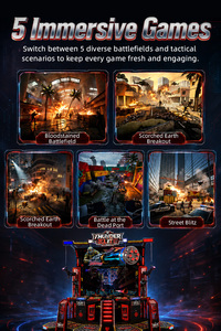 Funspace <span class=keywords><strong>VR</strong></span> Thunder Elite, machine d'arcade <span class=keywords><strong>VR</strong></span> à 4 joueurs, style cyberpunk, pour usage commercial, en salle, pour garderies, fonctionnant à monnayeur, avec <span class=keywords><strong>5</strong></span> jeux - Product Image 4