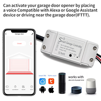 Ouvre-porte de garage intelligent - Télécommande WiFi universelle compatible avec Alexa et Google Home