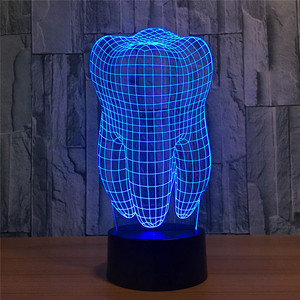 Fantastic Design Tooth 3d Lamp 7 Color Led Night Light <strong>for</strong> Kids Touch Led <strong>Baby</strong> Sleeping <strong>Nightlight</strong> - Product Image 5