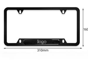 Newly Upgraded Model, US-standard Canada License Plate Holder, Stainless Steel License Plate <b>Frame</b>, <b>Multiple</b> Process LOGO - Product Image 4