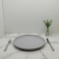 Service de table en céramique blanche classique de luxe, 4 pièces, émaillé, écologique, compatible micro-ondes, résistant à la chaleur, congélateur