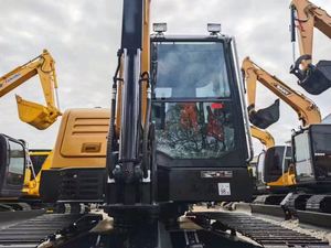 Excavatrices sur chenilles SANY 60C d'occasion certifiées CE avec godet, mini-excavatrice d'occasion de 6 tonnes, matériel de Chine - Product Image 3