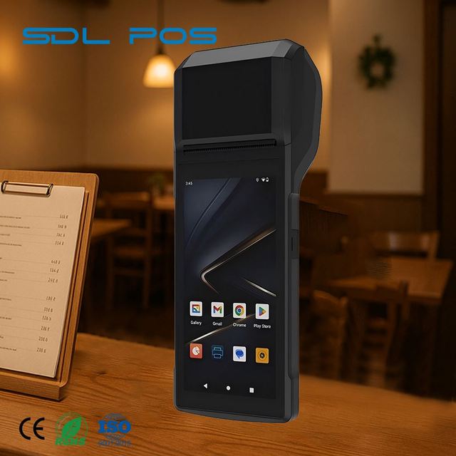 Countertop & 4-Core 2.0Ghz Processor Built-In 58Mm Printer Handheld Pos Terminal Pharmacy Cashier Clear Hd Display Sdlpos