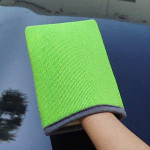 Guante de microfibra de doble cara LEWELL para lavado de coches, reutilizable, para eliminación de barro, polvo de hierro, alquitrán y sobrestropo. - Product Image 3