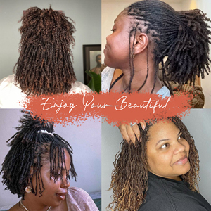 Extension Micro Locs in Capelli Umani, Inter Locs Crochet 0,15cm, Micro Sister Locs con Punte Lunghe e Ricce per Donne - Product Image 6