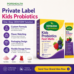 Poudre Probiotique Bio pour Enfants Marque Blanche LGG BB-12 20 milliards UFC Sans Gluten Soutien Immunitaire Santé Intestinale Digestion Cerveau NSF-GMP - Product Image 5