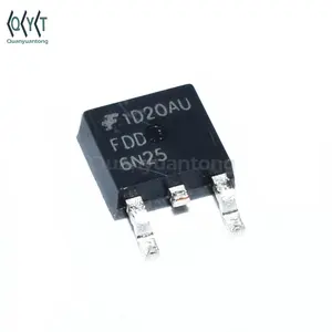 FDD6N25 6N25 MOSFET N-قناة 250V 4.4A (Tc) 50W (Tc) سطح جبل TO252 الأصلي والجديد