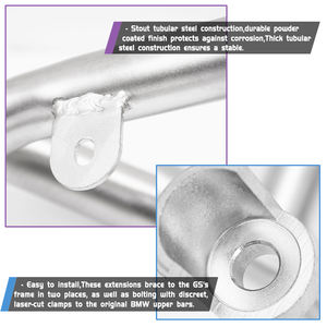 XXUN pièces de moto en acier inoxydable barre de collision supérieure moteur réservoir garde pare-chocs protecteur pour BMW R1250GS Adventure 2018-2024 - Product Image 5