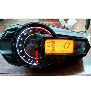 New LED Backlight Motorcycle Speedometer Universal Digital Display Odometer