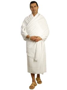 White Tassel <b>Towel</b> for Ihram Hajj Umrah Large Microfiber Disposable Garment Solid Color Wholesale Spot Saudi Arabia for Muslims - Product Image 2