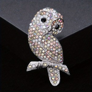 Personnalité pleine de strass hibou broche mode hommes femmes broche accessoires <span class=keywords><strong>bijoux</strong></span> - Product Image 5