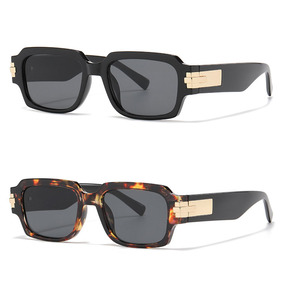 Gafas de Sol Retro Cuadradas con Montura de Concha de Tortuga - Product Image 1