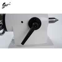 Tiger Cnc Contre-pointe manuelle robuste, hauteur du centre 135 mm, accessoires pour machines-outils, table rotative 4ème/5ème axe, usine d'origine