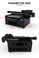 Mesin Printer UV Flatbed MT COLOR Factory A1 5060 dengan 3 Printhead, Sensor Ketinggian Otomatis, Printer UV Digital untuk Casing Ponsel, Logam, Akrilik
