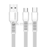 Grosir BJ03 2.4A kabel USB pengisi daya cepat ponsel kabel Data pengisian cepat ponsel kabel pengisi daya USB