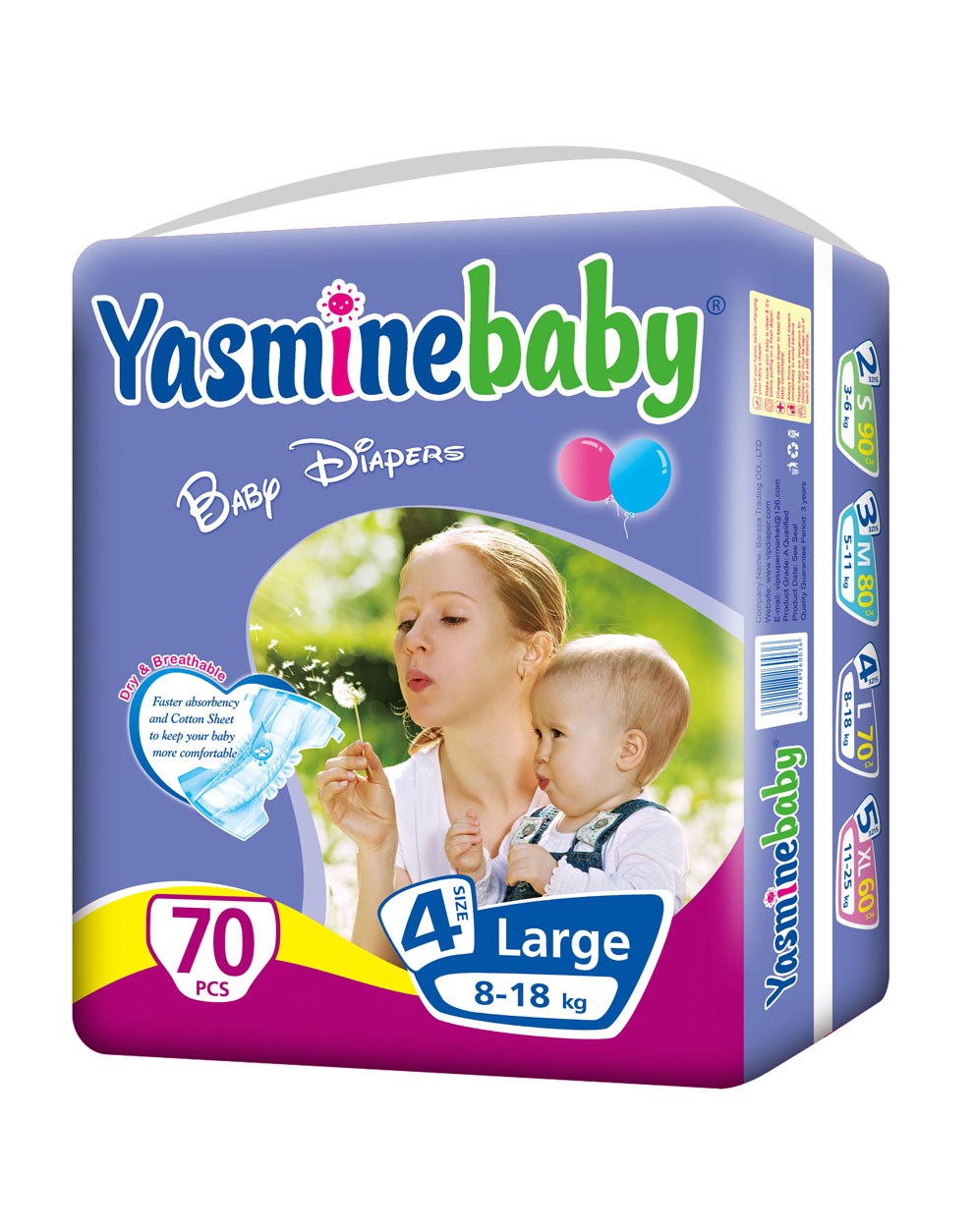 Popok Pampers Cena Absorbent Super Thin Yokosun Disposable