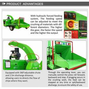 ISO Certificated Chipper Shredder <b>Wood</b> Shavings Grinder <b>Tracked</b> Chipper Chopping Machine Large - Product Image 3