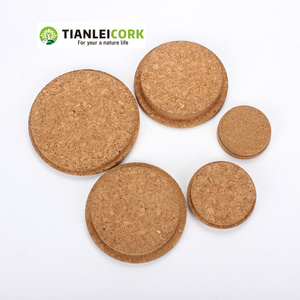 TIANLEI Fabricant Usine vente en gros <span class=keywords><strong>de</strong></span> couvercles <span class=keywords><strong>de</strong></span> bocaux en liège personnalisés, verre avec couvercle en liège, bougie avec couvercle en liège - Product Image 1