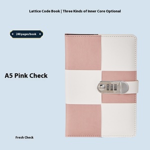 Đá Cẩm Thạch Mô Hình Khóa Nhật Ký Bằng Văn Bản Máy Tính Xách Tay A5 Ưa Thích <span class=keywords><strong>PU</strong></span> Kế Hoạch Cá Nhân Tạp Chí Kết Hợp Khóa Bí Mật Quà Tặng Cho Cô Gái Phụ Nữ - Product Image 4