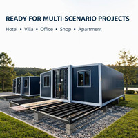 Villa préfabriquée de haute qualité, maisons mobiles, maison conteneur extensible, maison modulaire, maisons préfabriquées modernes, petites maisons préfabriquées