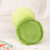 Animaux de la tortue aux cheveux verts aux grands yeux Fabricant de jouets en peluche Animal en peluche Jouets pour bébés Cadeaux d'anniversaire Oreillers de lit Jouets pour l'heure du coucher