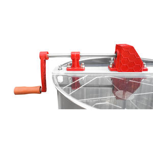 Extractor de miel Manual de acero inoxidable, 4 marcos, máquina separadora de miel de Apicultura - Product Image 6