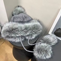 Gorros de invierno cálidos para caza, ciclismo, con orejeras, de cuero, de felpa gruesa, con logotipo bordado personalizado, tipo Ushanka, gorro tipo beanie